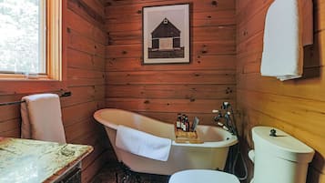 Shower, towels, soap, shampoo
