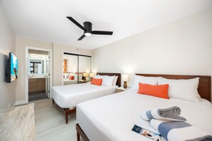 1 室のベッドルーム、アイロン / アイロン台、WiFi (無料)、ベッドシーツ