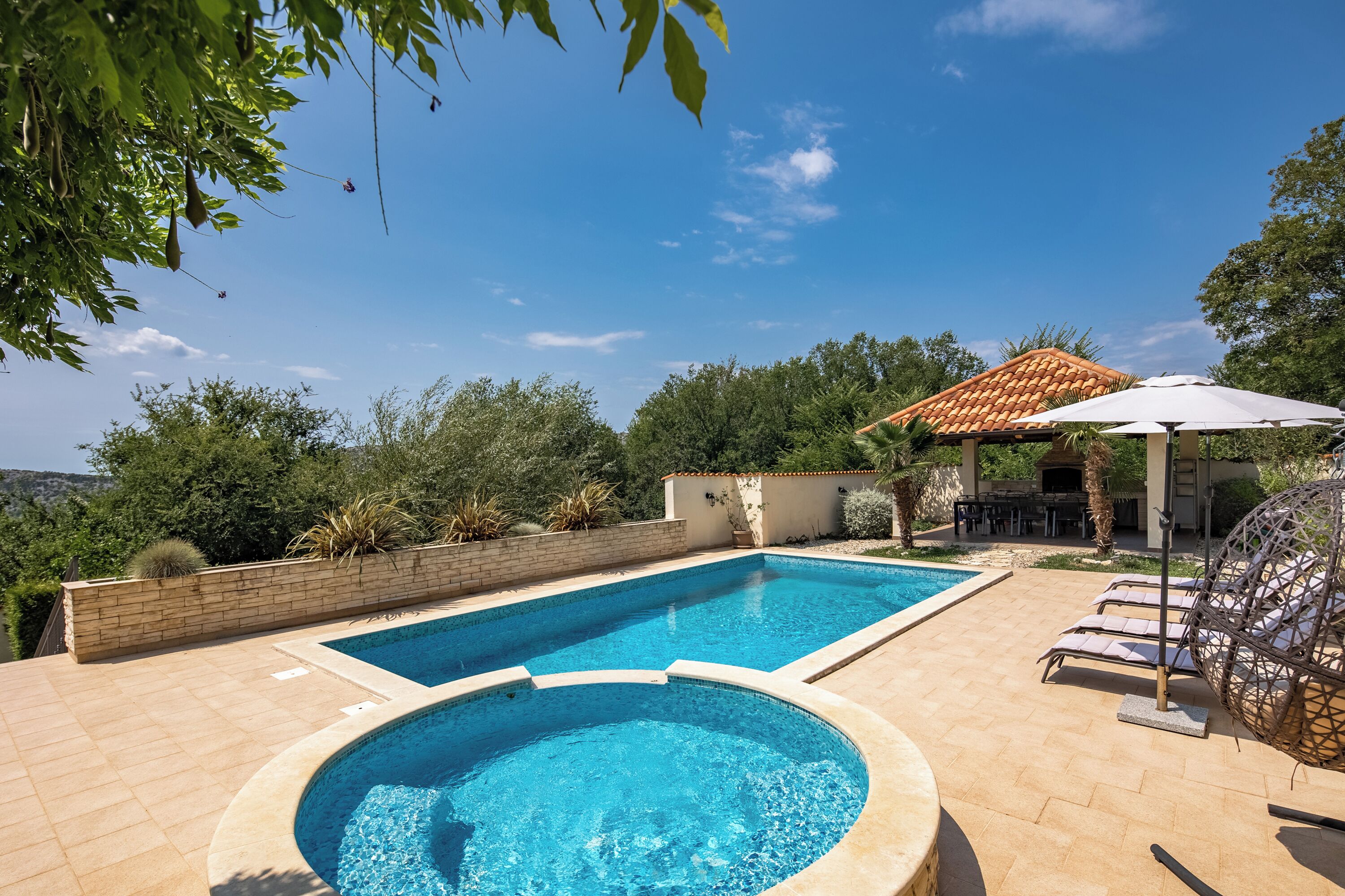 Family House, Multiple Bedrooms, Mountainside (Villa Anna With Private Pool And) | Pool