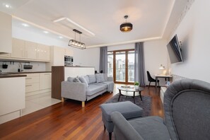 Living room - Modern Apartment Grzegórzecka by Renters (Kraków)