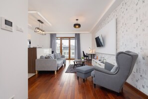 Living room - Modern Apartment Grzegórzecka by Renters (Kraków)