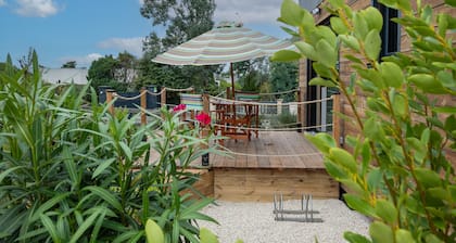 Chalet 'An Ti Koad Spa Privatif 800m Plage' avec terrasse privée, jardin privé et Wi-Fi