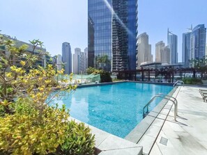 Pool - Silverene B 2106 · Prime Stylish Studio with Marina Views (Dubai)