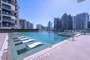 Pool - 15 Northside - 210A · Contemporary Ranch Living with Burj Khalifa View (Dubai)