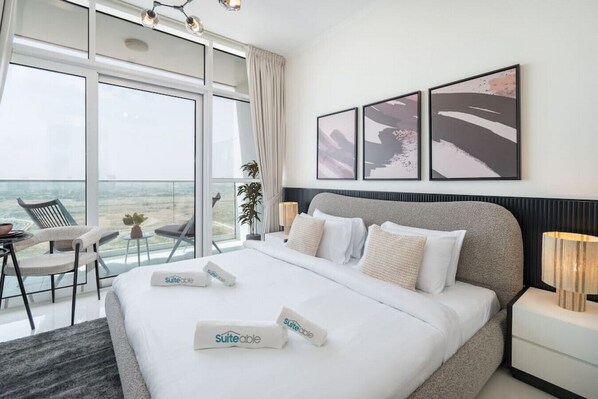 Desk, iron/ironing board, travel crib, WiFi