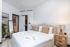 1 bedroom, iron/ironing board, travel crib, WiFi