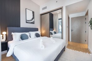 1 bedroom, iron/ironing board, travel crib, WiFi