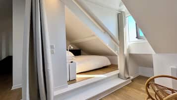 2 slaapkamers, een bureau, een strijkplank/strijkijzer, gratis wifi