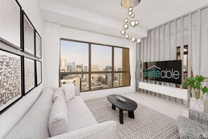 TV - Beautiful 2 Bedroom Retreat in the Heart of JBR (Dubai)