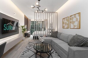 TV - Luxury Redefined Studio in AHAD Residence (Business Bay)