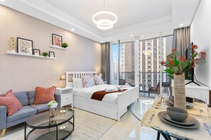 Strykejern/-brett, reiseseng for barn, wi-fi og sengetøy