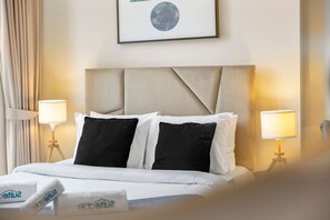 1 bedroom, iron/ironing board, travel crib, WiFi