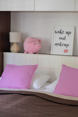 1 habitación y ropa de cama 