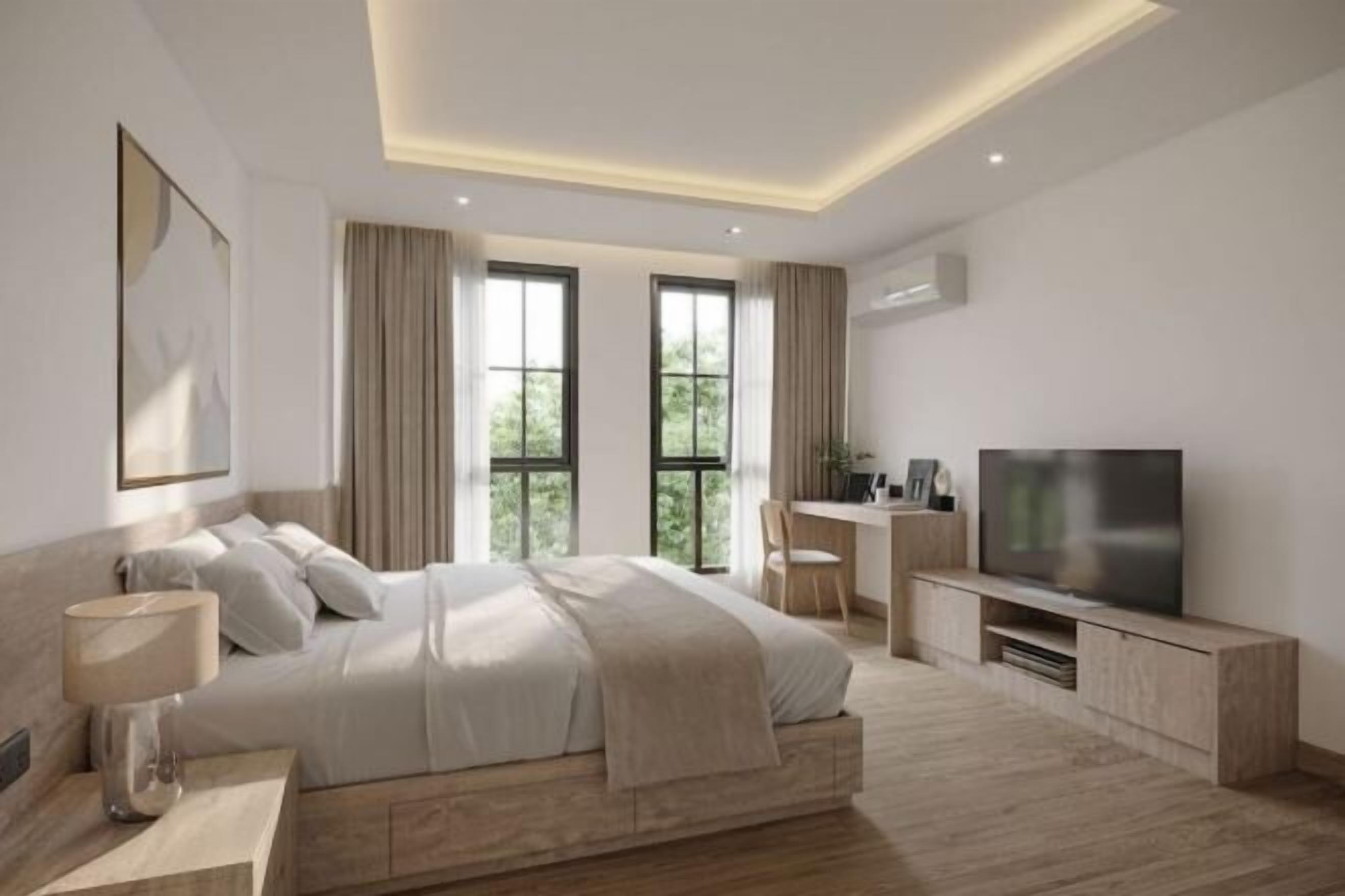 Desk, iron/ironing board, free WiFi, bed sheets