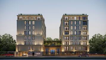 Voorkant van accommodatie