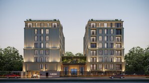 Façade de l’hébergement