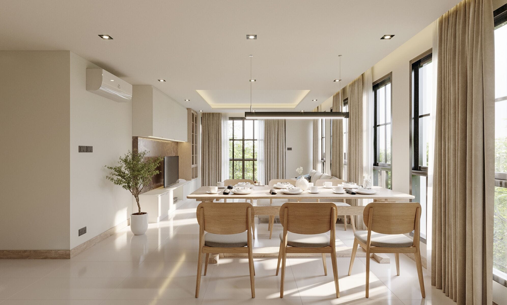 Grand-suite - balkon | Spisning på værelset
