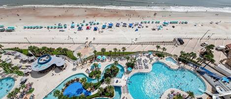 Indoor pool, a heated pool