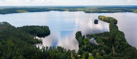 منظر من الجو على ارتفاع عالٍ