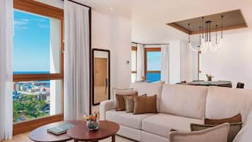 Een 55-inch ledtelevisie met satellietzenders