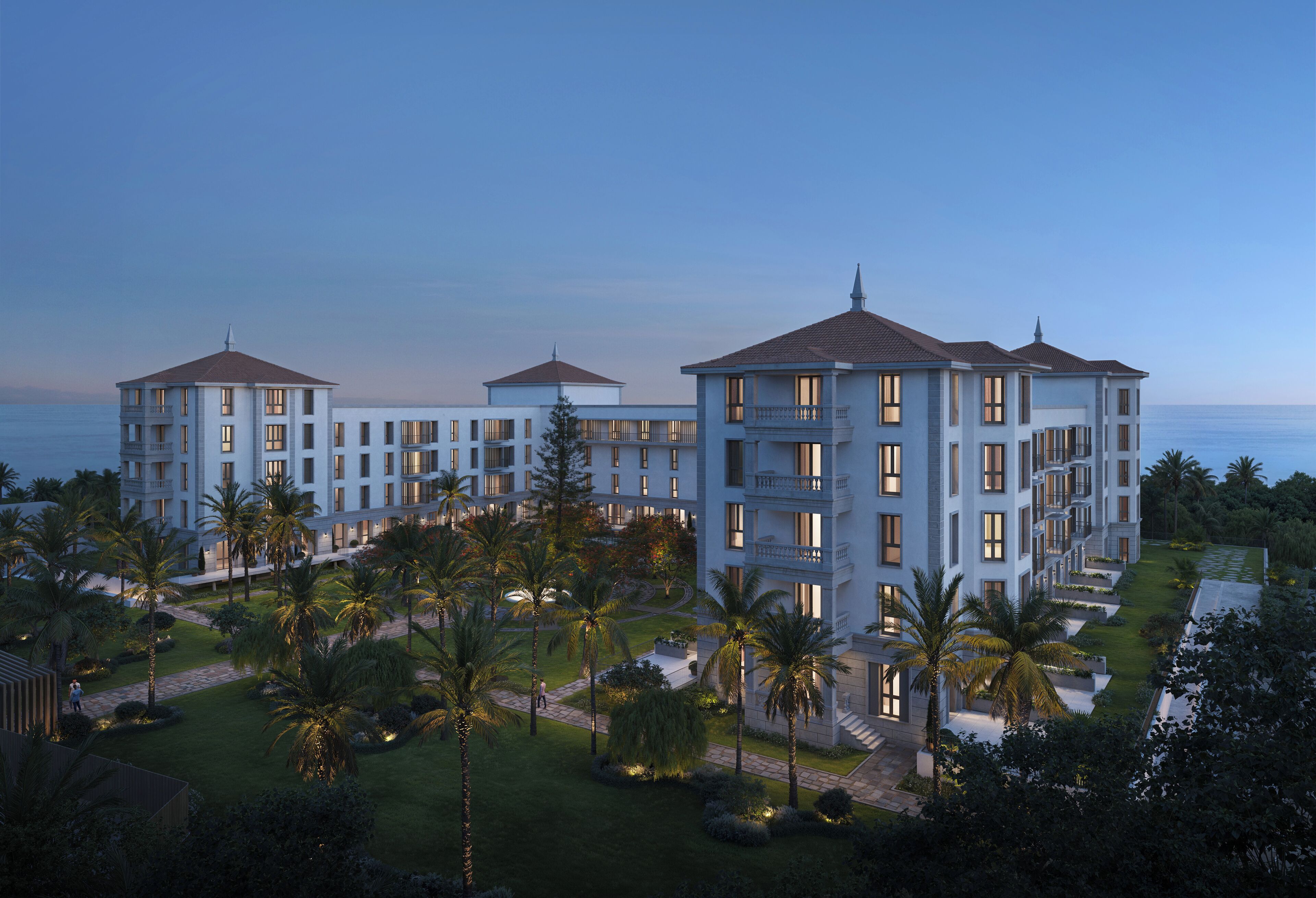 Voorkant van accommodatie