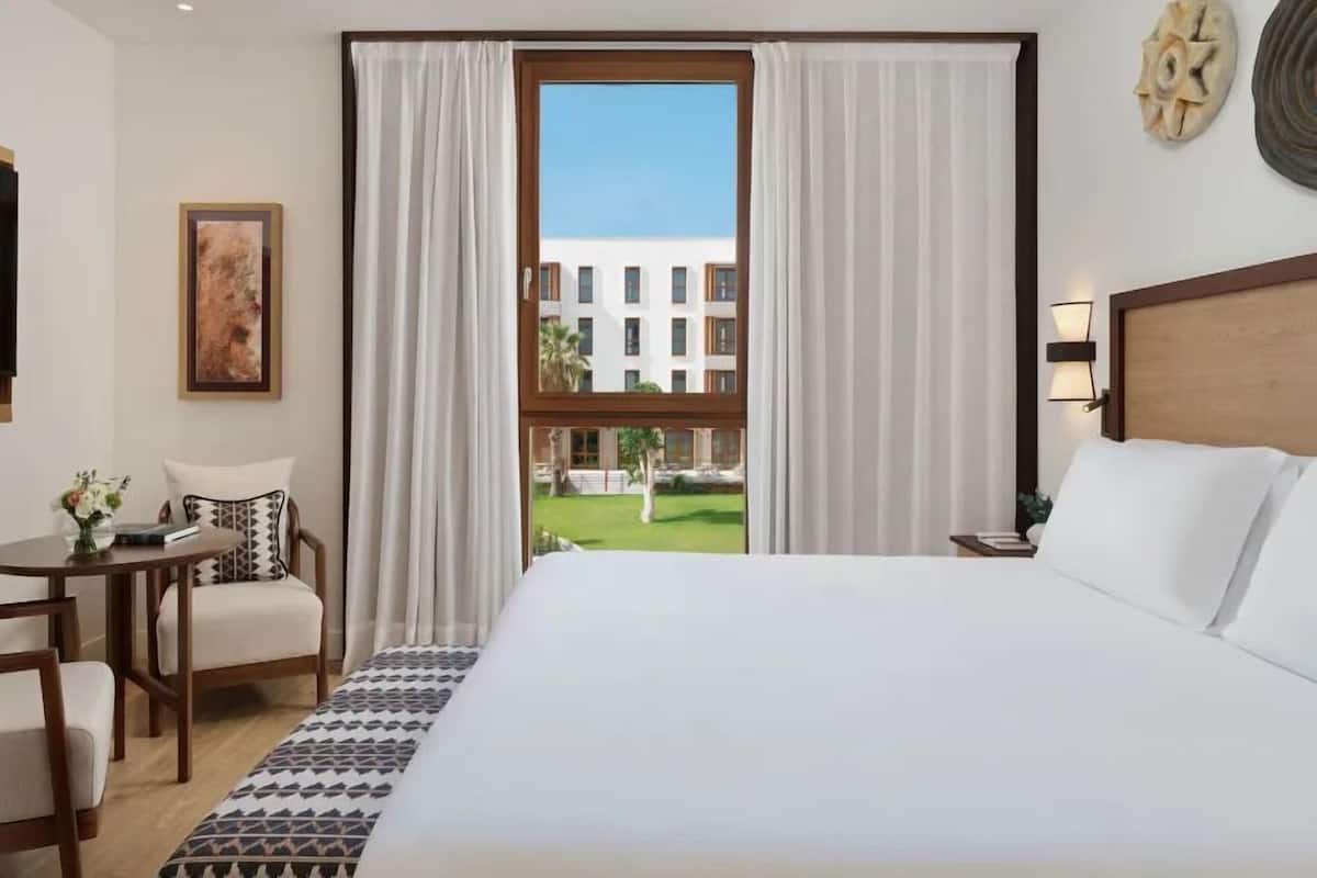 Minibar, in-room safe, desk, blackout curtains