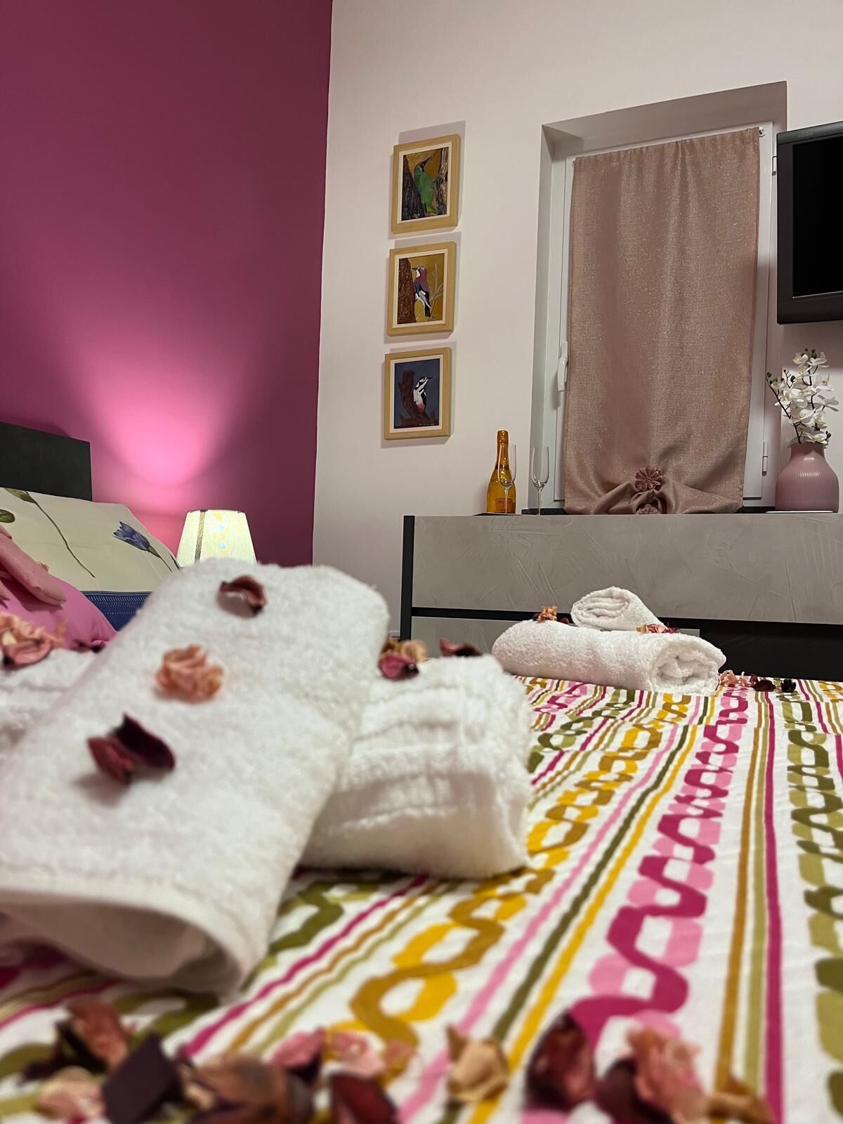 Blackout curtains, iron/ironing board, free WiFi