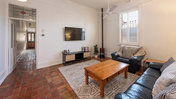 Living area - Renovated 2X1 Victorian House in Princes Hill (Princes Hill)