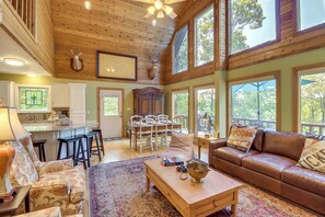 House (1 Bedroom) | Interior - Peaceful Greers Ferry Cabin w/ Deck & Lake View! (Higden)
