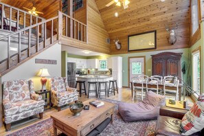 House (1 Bedroom) | Interior - Peaceful Greers Ferry Cabin w/ Deck & Lake View! (Higden)