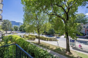 Apartment, 1 Bedroom, Balcony | Balcony view - Apartment in Saska Kępa by Renters (Warsaw)