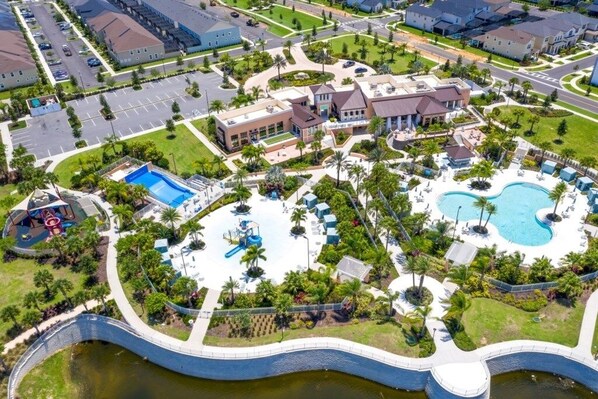 Villa, 6 Bedrooms | Pool | A heated pool - Luxury 6 Bed Villa With Pool/spa In Solara Resort 6 Bedroom Villa by RedAwning (Kissimmee)