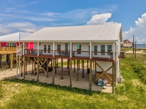 Exterior - New Listing "Somewhere at Sunset", 3 Bedrooms, 2 Baths, Waterfront, Sleeps 10 (Dauphin Island)