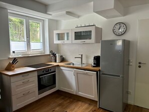 Kühlschrank, Ofen, Herdplatte, Geschirrspüler