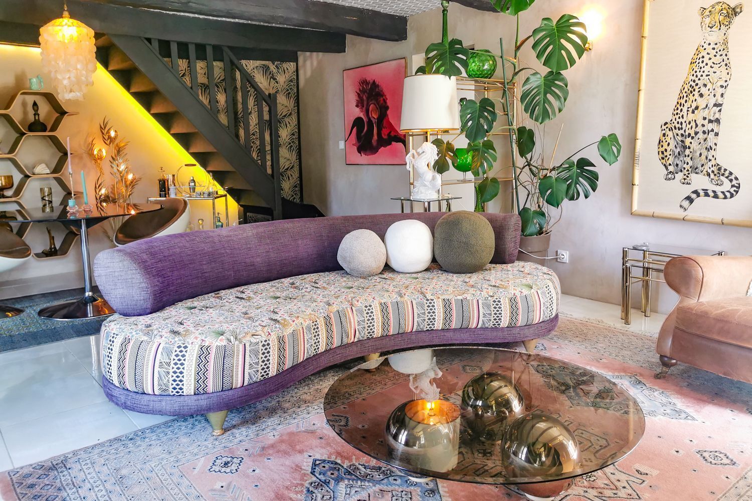 Cheminée, lecteur de DVD