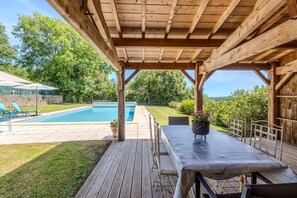 Outdoor dining - Villa Le Bos - Three Bedroom Villa, Sleeps 6 (Pezuls)