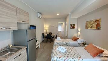 1 habitación, wifi y ropa de cama