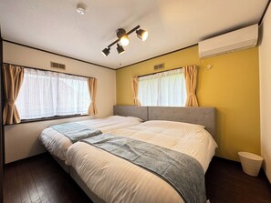 4 chambres, accès au Wi-Fi (inclus), literie fournie