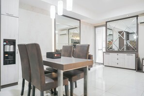 Deluxe Apartment | Dining room - Spacious 2Br At The Mansion Kemayoran Apartment (Jakarta)