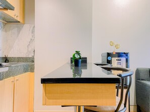 Deluxe Apartment | Dining room - Modern Look 2Br At Transpark Cibubur Apartment (Depok)