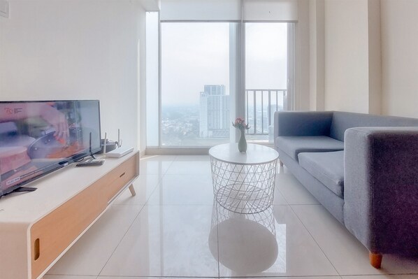 Living area - Good Place And Homey 1Br At Tree Park City Bsd Apartment (Tangerang)