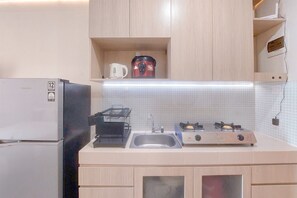 스튜디오 | 전용 주방 | 냉장고, 쿡탑, 밥솥