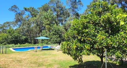 House with swimming pool and private property 15 minutes from Vigo (pet friendly).