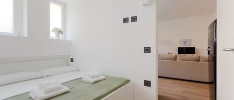 1 室のベッドルーム、アイロン / アイロン台、WiFi、ベッドシーツ