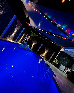 Pool - 4-bedroom house in delightful San Pedro Sula with private pool, mountain views  (Jaragua)
