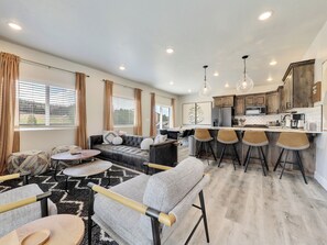 Smart-TV, Kamin, Tischfußball