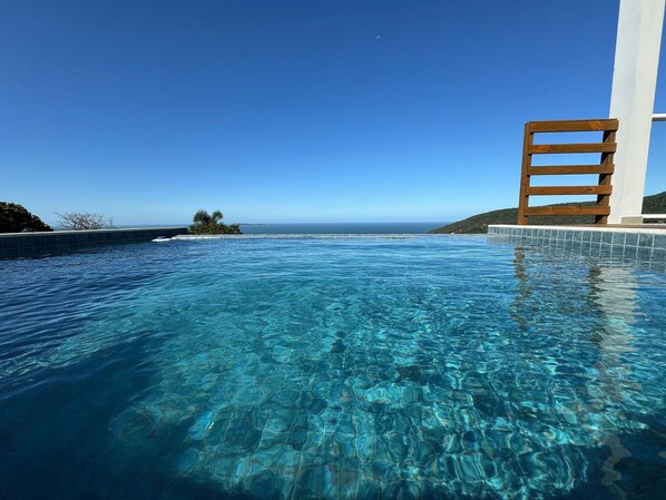 Honeymoon House, Pool Access, Beach View | Pool | Outdoor pool, sun loungers