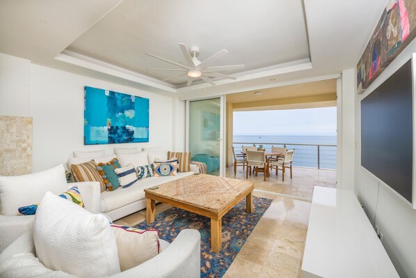 Smart TV - Condo Ocean in Punta de Mita by Mita Residential. Beachfront, Renovated, Pool (Punta Mita)