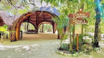 Enceinte de l’hébergement