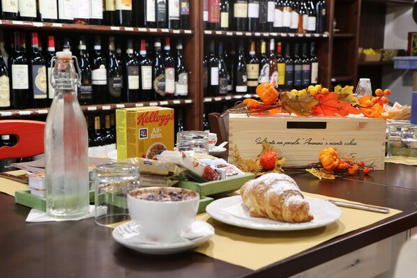 Petit déjeuner continental compris tous les jours